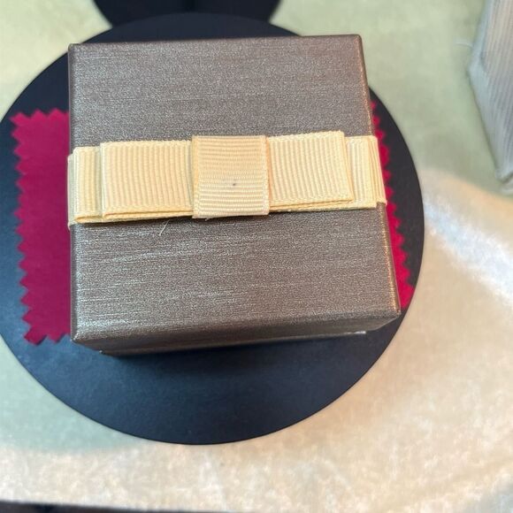 Swarovski Smoked Topaz Ring 7 & Pendant Necklace Set 20” Sterling Chain - Picture 10 of 10